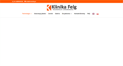 Desktop Screenshot of klinikafelg.pl